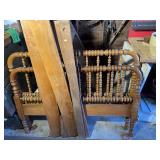 Spool-Style Jenny Lind Twin Bed Frame