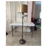 Metal Swing Arm Floor Lamp