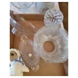 Clear Pressed Pattern Glassware, Ceramics