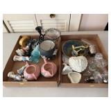 Amber Pressed Glass Tableware