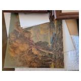 Mixed Framed Prints And Wood Frames