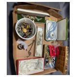 Strands Of Blue And Aurora Borealis Beads and more