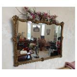 Large Giltwood Rococo Revival Wall Mirror