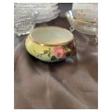 Pressed Clear Glassware and Porcelain