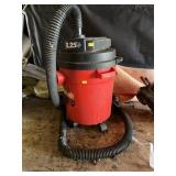 Red Wet/Dry Shop Vacuum With Hose
