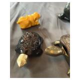 Turtle Figurine Collection and Trinket Dish