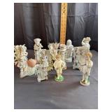 Assorted Victorian-Style Bisque Figures