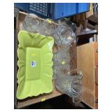 Clear Glassware and Serving Platter