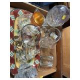 Assorted Clear Glassware