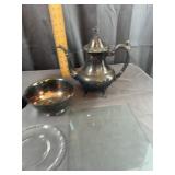 Silverplate and Glass Servingware