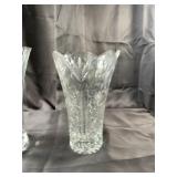 Two Flared Glass Vases