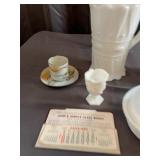 Milk Glass Tableware And Figurines