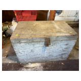 Wooden Box and Contents