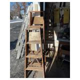 Vintage Wooden Ladders