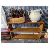 Wood Shelf and Rustic Decorative Accents