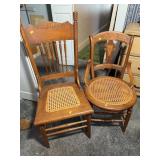 Antique Oak Side Chairs