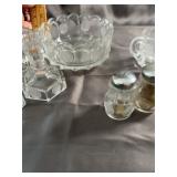 Clear Pressed Glass Servingware