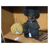 Poodle Bottle Cover, Lamp, Napkin Holder