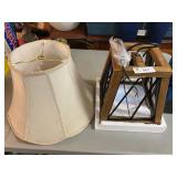 2 Lamps and Shade
