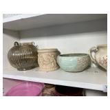 Misc Pottery, Glassware, Candles