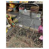 Chrome Wire Stool