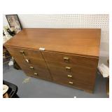 8 Drawer MCM Dresser 48"x19"x31.5"H
