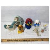 6 Pcs misc Banks, etc