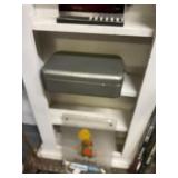 Shelf Contents ONLY (7 Shelves) Clocks, Pottery