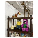 5 Shelves Contents ONLY: Stuffed Figures
