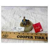 Ron Lee Clown on Bench on Marble Slab