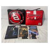 2 Earnhardt Seat Cushions and 3 Star Wars Books