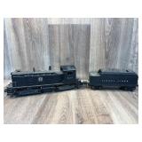 Lionel 623 engine, 2235W coal car