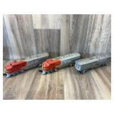 Pair of Lionel 2343 engines, 1 2343C car