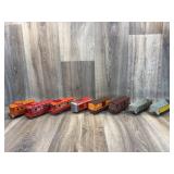 Qty 8 Hafner cars (4 cabooses)