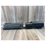 1668E Lionel 027 engine, coal car