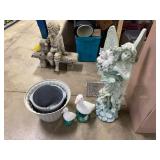 Lawn Ornaments 2 Geese, Angel Plastic 33'H Plante