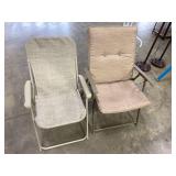 Pair Folding Lawn Chairs