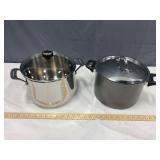 Cuisinart & Anolon Stock Pots Stainless and Alumin