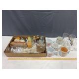 Mugs,  Glasswear, Bird Figurines