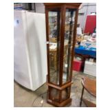 Lighted Curio Cabinet w 3 Glass Shelves  20.5' x