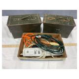 Ammo boxes and Extension Cords
