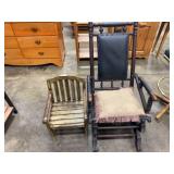 Spindle Glider & Child Chair