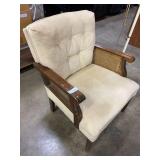 Wood Frame Stuffed Chair