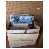 Box of Puzzels & Photo Albumns