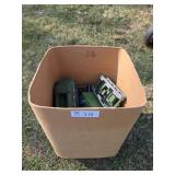 Box of Plastic Army Toys