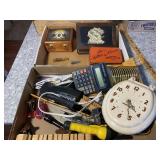 Misc. D©cor: Clock, Office Supplies