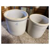 4 Gal Crock & 3 Gal Crock (crack)