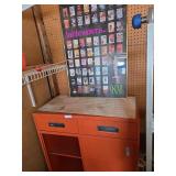 Metal Cabinet & Oscar Poster