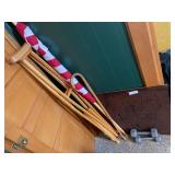 Chinese Checkers, Crutches, Hand Weights, Cane