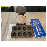 Cast Iron Baking Mold & Scale